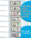 140 Piece Play Money Set For Kids With 7 Denominations, Educational Counting Toys For Ages 3 And Up, single-sided bills