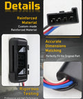 8507111 Time Delay Brake Controller Kit with four-axle wiring harness and digital gain/sync display (front view)