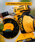 20V Cordless Impact Wrench Set With Brushless Motor Half Inch Drive Beefy Power LED battery indicator CIWLI2001A