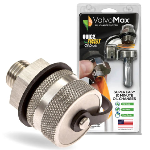 Oil Drain Valve With Quick Twist Design For Mess Free DIY Oil Changes No Tools Required Durable Stainless Steel Plug M12 Thread Size 1.25