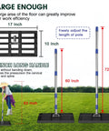 Heavy Duty Stainless Steel Lawn Leveling Rake With Adjustable 5 Foot Handle features 72-inch adjustable handle for soil grading.