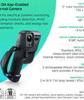 I34 240X320 App Enabled Thermal Camera With ACE OS Pro Grade Thermal Imaging AssetLink Wi Fi Cloud Ignite Integration product description