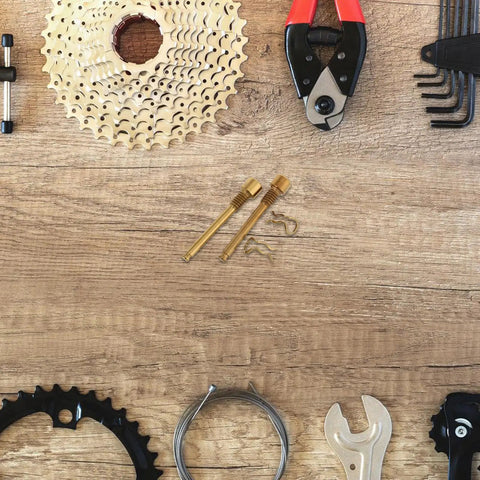 Upgrade Your Ride With This Sweet Titanium Alloy Brake Pad Screw Kit. This Heavy Duty Set Features Precision Threading And Includes Retaining Rings For A Super Secure Fit. Perfect For Mountain Biking And Dirt Track Cruisers Who Want Durable Parts That