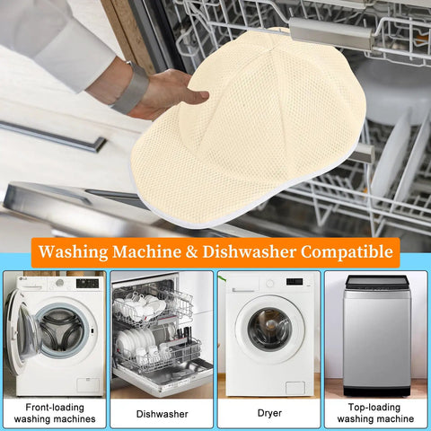 Hat Washer Cage For Washing Machine And Dishwasher Keeps Baseball Caps Shape No Fuss Clean Cap Washer Space Saving