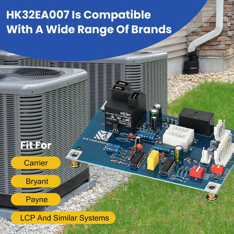Top Shelf Hk32ea007 And Hk32ea001 Defrost Control Board Replacement For Carrier Bryant Payne Furnace Heat Pump Cepl130524-01 No Sweat Swap