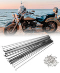 14G Bicycle Spokes 292 Mm 11.5 Inch Stainless Steel J Bend 2 Mm With Brass Nipples 36 Pcs For Mountain Bike City Road Electric MTB Wheel Spokes Beefy High Strength Spokes For All Terrain Bikes Black on beach