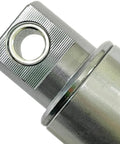 Close-up of metallic fitting on Beefed-Up Hydraulic Rear Shock Upgrade For Electric Scooters, Cylindrical Suspension Kit Compatible With Teewing X5