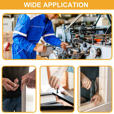 Applications of 210-Piece Button Head Socket Cap Bolts Set With Nuts And Washers in machinery, furniture, and DIY projects