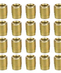 20 Pcs Self Tapping Thread Inserts Made With Tough Carbon Steel And Yellow Zinc Plating for various repair jobs