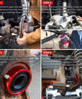 Step-by-step installation guide for Premium Dana 30 And 44 Front Axle Tube Seal Pair Including Inner Axle Side Seal Installation Tool.