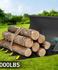 Heavy Duty Clamp On Debris Forks For 60 Inch Buckets That Fit Loader And Skid Steer To Tackle Fallen Debris With 4000 Lb Capacity