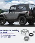 Rear Axle Bearing And Seal Kit For Jeep Wrangler JK JKU 2007 2008 2009 2010 2011 2012 2013 2014 2015 2016 2017 Replaces 68008523AA