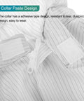 Collar of Grab This Legit Heavy Duty Anti Static Lab Coat Coverall Tailored For Electronics Manufacturing And Chemical Handling.