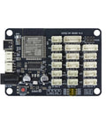 Top view of IoT Dope Development Board with WROOM-32E Module and 2-Channel Motor Driver showing USB-C port and multiple PH2.0 ports.