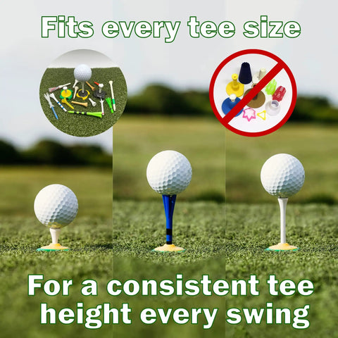 All In One Golf And Baseball Training Kit With Four Tee Holders And Elastic Lanyards for Indoor and Outdoor Practice on grass
