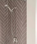 Handheld Shower Head With Hose In Spot Resistant Brushed Nickel Finish 6 Spray Patterns For Full Spray Downpour Relaxing Massage