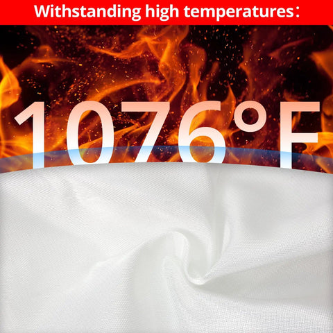 Heavy Duty Emergency Fire Blanket 8 Pack 40x40 Inch Flame Retardant Fiberglass Safety Gear For Kitchen Cabin Camper Truck Survival Kit Solid Gotta Have Everyday Emergency Shield