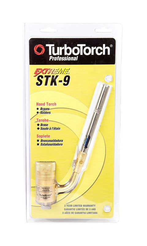 Packaging of Pro Grade Hand Torch Kit For Soft Soldering And Brazing Copper Brass Steel Bronze Aluminum With Propane MAPP Pro Fuel