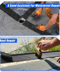 2 Rolls Asphalt Crack Filler Tape Peel And Stick Self Adhesive Driveway Repair Strip Waterproof 1.18 Inch Wide 50 Feet Long UV Resistant Heavy Duty Joint Patch For Tough Pavement used in roof repair.