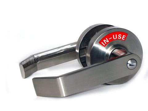 Large Grade 2 Commercial Privacy Indicator Lock ADA Compliant ANSI Grade 2 Reversible for Left or Right Door Opening Fits
