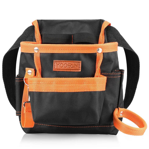 Built Tough Multi Pocket Tool Pouch Belt For Electricians, Carpenters, Technicians And Gardeners, Pro Grade Orange Tool Belt With Large Pocket And Plenty Of Storage Compartments, Comfortable For Men And Women On The Job