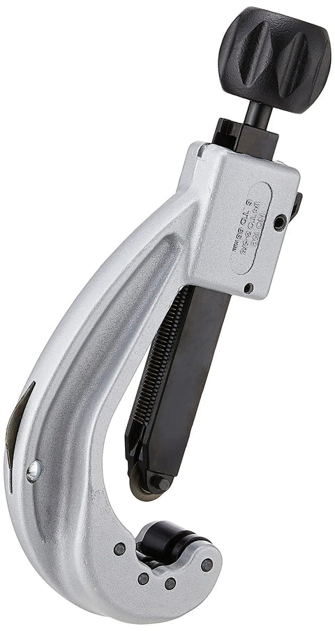 Quick Acting Tubing Cutter For 1/4 To 2 5/8 Inch Tubing With X-Cel Knob And I-Beam Design For Fast Smooth Cuts Durable Wear Surfaces