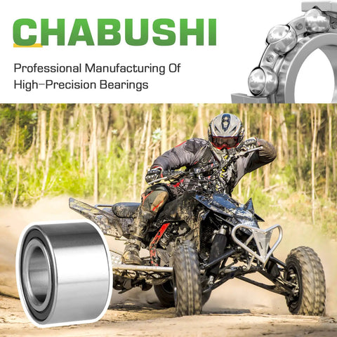 Crush The Trail Front Left Right Wheel Bearing Hub Assembly For Polaris Ranger 570 500 EV Sportsman 300 400 450 500 570 600 700 800 Forest 05 To 22 Plug And Play 2 Pack with ATV in action.