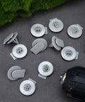 25Pcs Wheel Arch Trim Clips For Mini Cooper R50 R52 R53 R56 Exterior Plastic Fender Clips Replacement OEM Style Grey