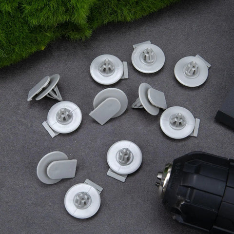 25Pcs Wheel Arch Trim Clips For Mini Cooper R50 R52 R53 R56 Exterior Plastic Fender Clips Replacement OEM Style Grey
