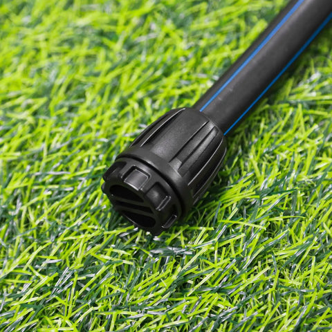 10 Pack One Half Inch Drip Irrigation End Cap Fittings Barbed Lock Nut Plugs for one half inch tubing on garden grass