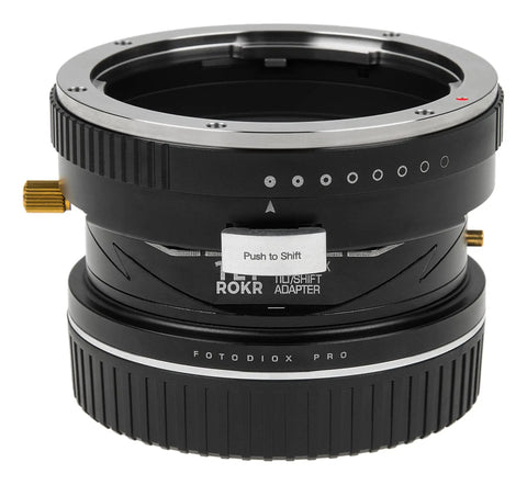 Tilt Shift Adapter For Pentax 645 Autofocus Lenses To Fuji Cameras With 10 Degrees Tilt, 20mm Shift, 360 Degree Rotation, All Metal Build For Precise, Wobble Free Mounting And Creative Macro Shots, black metal