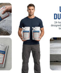 Self Leveling Concrete Crack Filler 2 Pack 2.21 Lb High Elasticity Waterproof Repair Sealant for Driveways Patios and Outdoor Concrete Joints in use