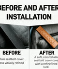 Chevrolet Volt Bolt EV Seat Belt Cover Pad For Off Road Blazer EV EUV Cushioned Neck Comfort Slashes Friction Keeps Your Clothes Safe Easy Install Perfect Weekend Adventure Gear before and after install