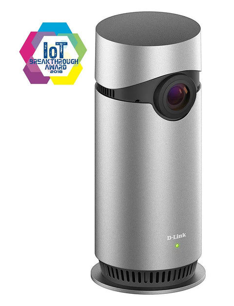 Indoor Home Security Cam With 180 Degree View Full HD 1080p Night Vision Two Way Audio MicroSD Recording Works With Apple HomeKit