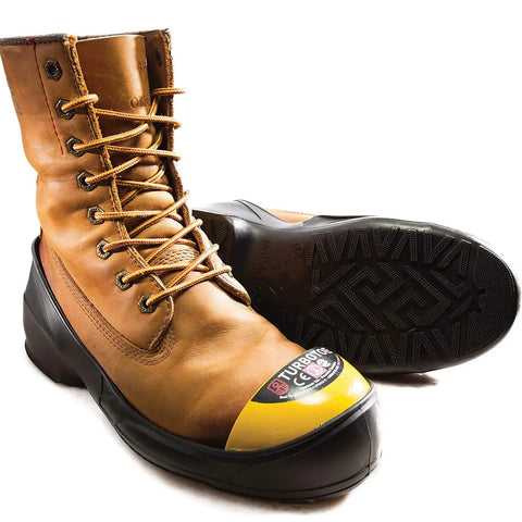 TurboToe Molded Safety Steel Toe Caps Black Large 10-11 M And 12-13 W For All Day Toe Protection Built Tough Durable Steel Caps Slip Resistant Fit For Visitors Casual Staff And Pros