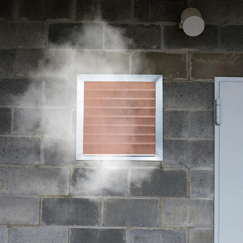 Four Pack Copper Woven Mesh Screens Set 11.81 By 8.27 Inches Each Nearly 100 Percent Pure Copper For Air Vents on wall