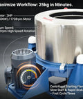 Industrial Centrifugal Dehydrator Beast For 55 Pound Solid Liquid Separator Biomass Oil Extraction And Textile Hardware
