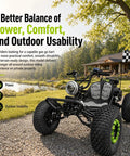 Beast 212cc Off Road Go Kart for Adults and Teens with CVT Automatic, Reverse, Hydraulic Disc Brakes in outdoor setting