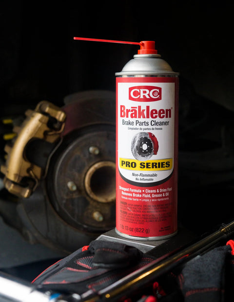 CRC Brakleen Pro Series brake parts cleaner spray can, 29 oz, red cap, non-flammable