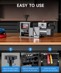 Automatic Wire Stripper Machine With 8 Channels For Copper Cable, 5 Ultra Sharp Blades, All Copper Motor with user instructions.