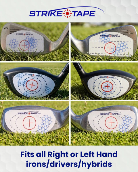 Ultra Thin Golf Impact Tape For Drivers Woods Hybrids And Irons Universal 720 Impacts Residue Free Right Or Left Handed
