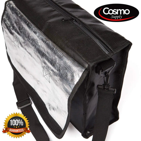 Fireproof Document Bag With Shoulder Strap, Waterproof Money And Passport Organizer, Large Fireproof Pouch for Cash