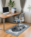 No Slip Office Chair Mat For Hardwood And Tile Floors 36 By 48 Inches Under Desk Carpet Protector For Rolling Computer Chairs