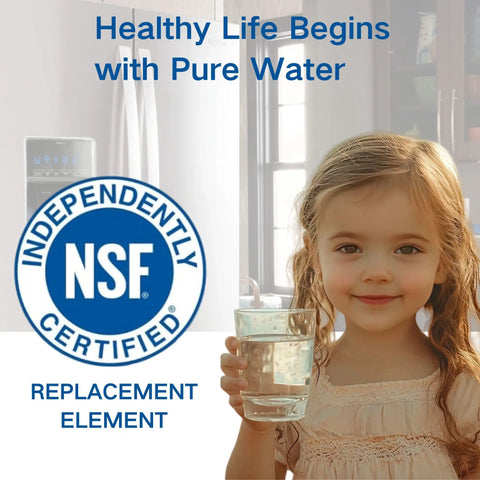 Water Filter Replacement Pack Of 3 For Frigidaire PureSource Ultra II EWF02 Systems, NSF Certified 42, girl holding glass of water