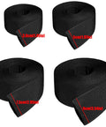 Heavy Duty Nylon Cable Protector Sleeve For Wire Harnesses in 4 sizes, flexible braided cord cover showing dimensions.