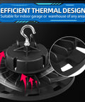 Efficient thermal design of 240W LED High Bay Light With 35000 Lumens Daylight Output IP65 Waterproof Warehouse Shop Light