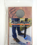 Packaging of Magnetic Foam Gun Muzzle Rest For Trap Skeet Five Stand And Sporting Clays, showing product image and USA flag.