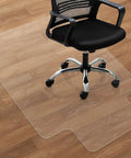 Office Chair Mat for Hardwood Floors 36x47 Heavy Duty Desk Chair Floor Protector Easy Clean Non Slip PVC Mat under a rolling chair