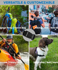 Must Have DIY Strap Kit For Everyday Gear 18 Feet Of 1 Inch Nylon Webbing With 8 Quick Release Buckles in versatile uses
