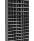 Built Tough Cold Rolled Steel Parts Bin Cabinet Featuring Slick Tilting Shelves And 104 Quick Grab Slots For Garage Organization Shop Essentials Gray Powder Coated Finish Ships Assembled, showcasing 104 slots.
